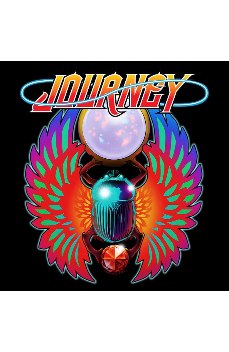 JOURNEY Men's Journey Classic Logo  Graphic T-Shirt, Alternate, color, Black