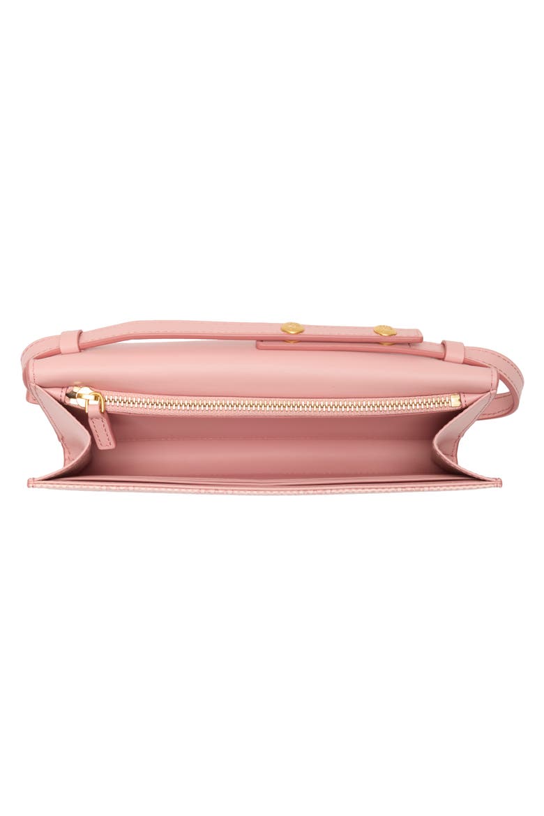 Himmel Lauretos Wallet On a Strap, Alternate, color, SILVER PINK