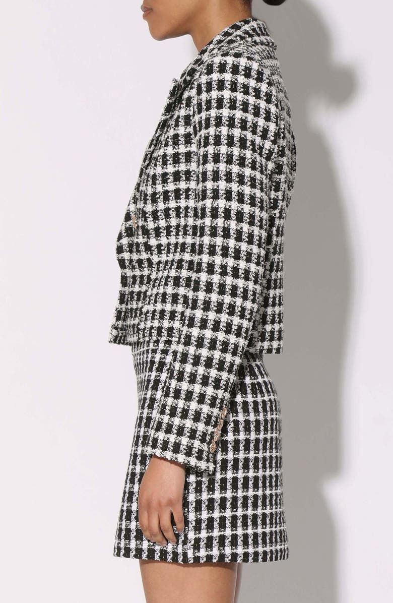 Walter Baker Devlyn Houndstooth Double Breasted Blazer, Alternate, color, 