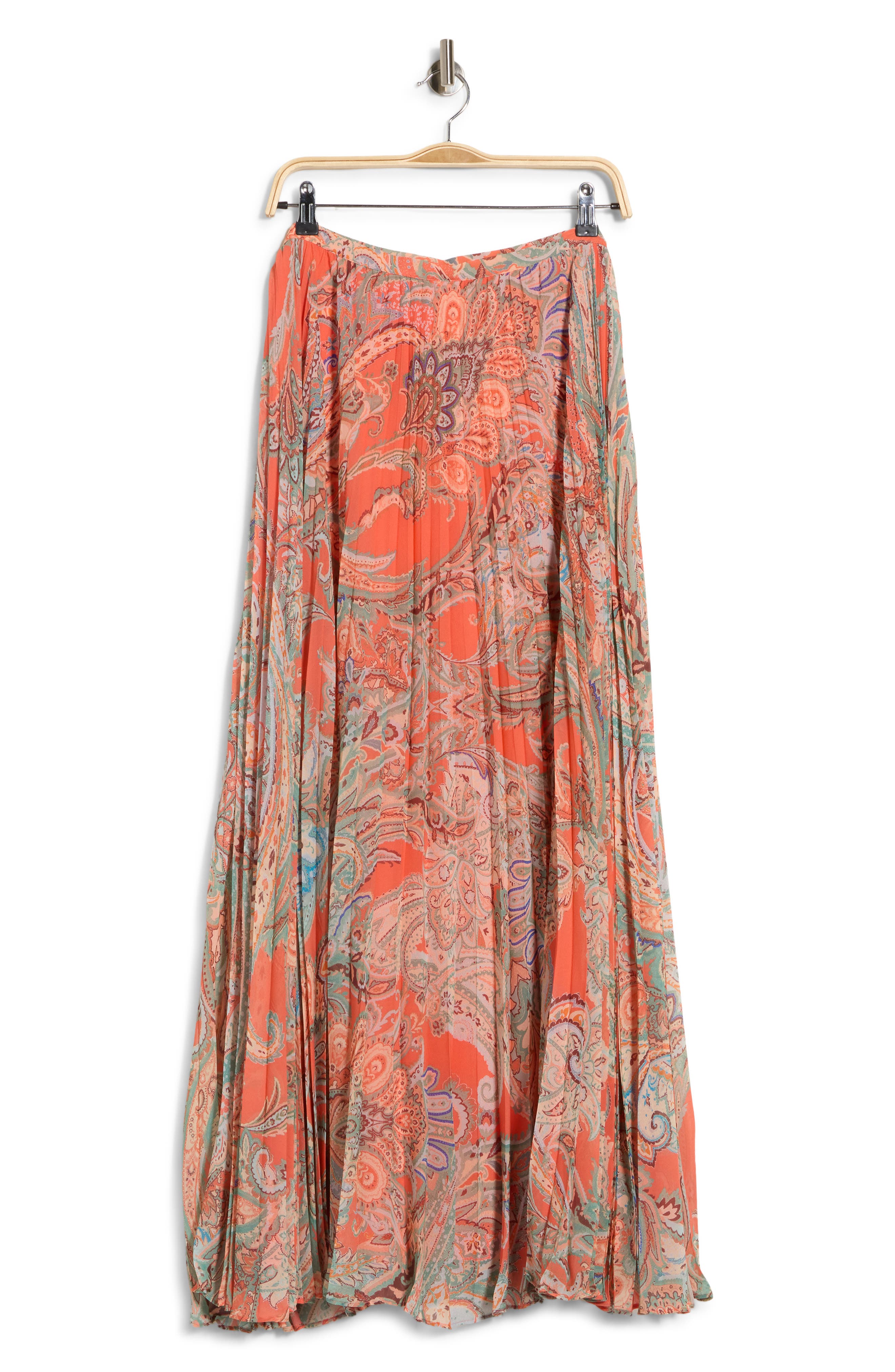Torin Pleated Maxi Skirt