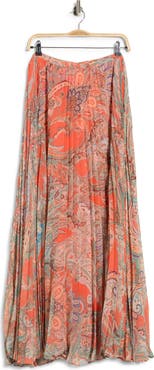 L'AGENCE Torin Pleated Maxi Skirt