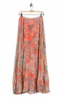 Torin Pleated Maxi Skirt