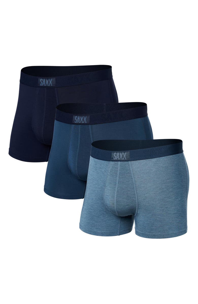SAXX Slim Fit Vibe 3-Pack Soft Trunks, Alternate, color,