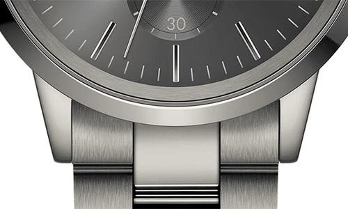 Daniel Wellington Iconic Link Chronograph Bracelet Watch, 42mm In Silver