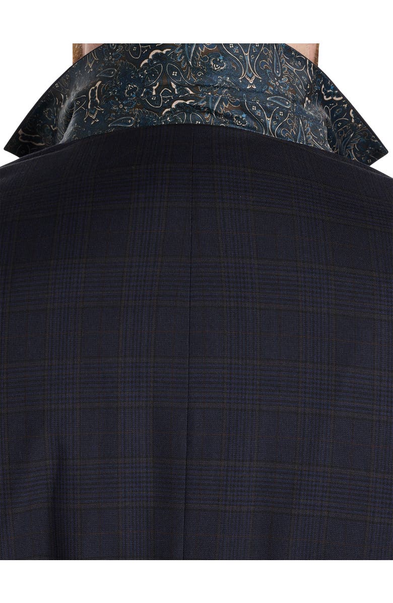 Oak Hill by DXL Big & Tall Plaid Sport Coat - Executive Cut, Alternate, color, 