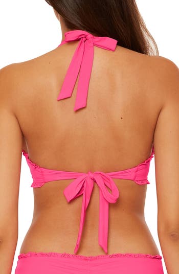 Frills Halter Bikini Top