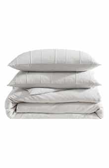 Vera Wang Tucks Jacquard Comforter & Sham Set