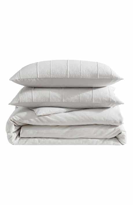 Vera Wang Tucks Jacquard Comforter & Sham Set
