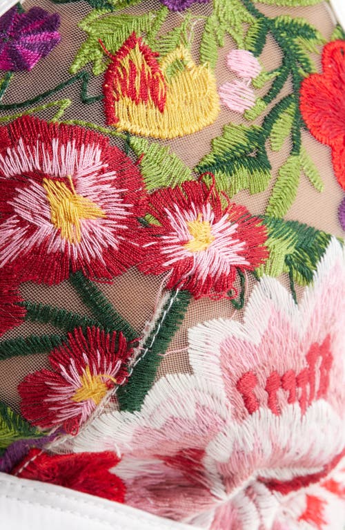 Kilo Brava Triangle Bralette In Multicolor Floral