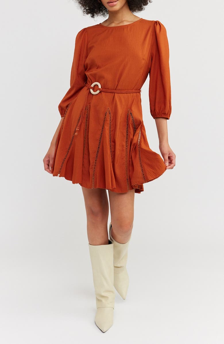 En Saison Itzel Belted Dress, Alternate, color,