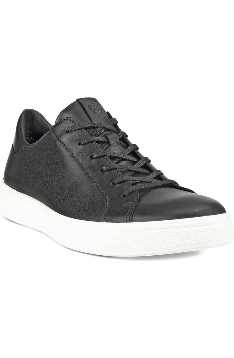 ECCO Street Tray Sneaker, Main, color, Black