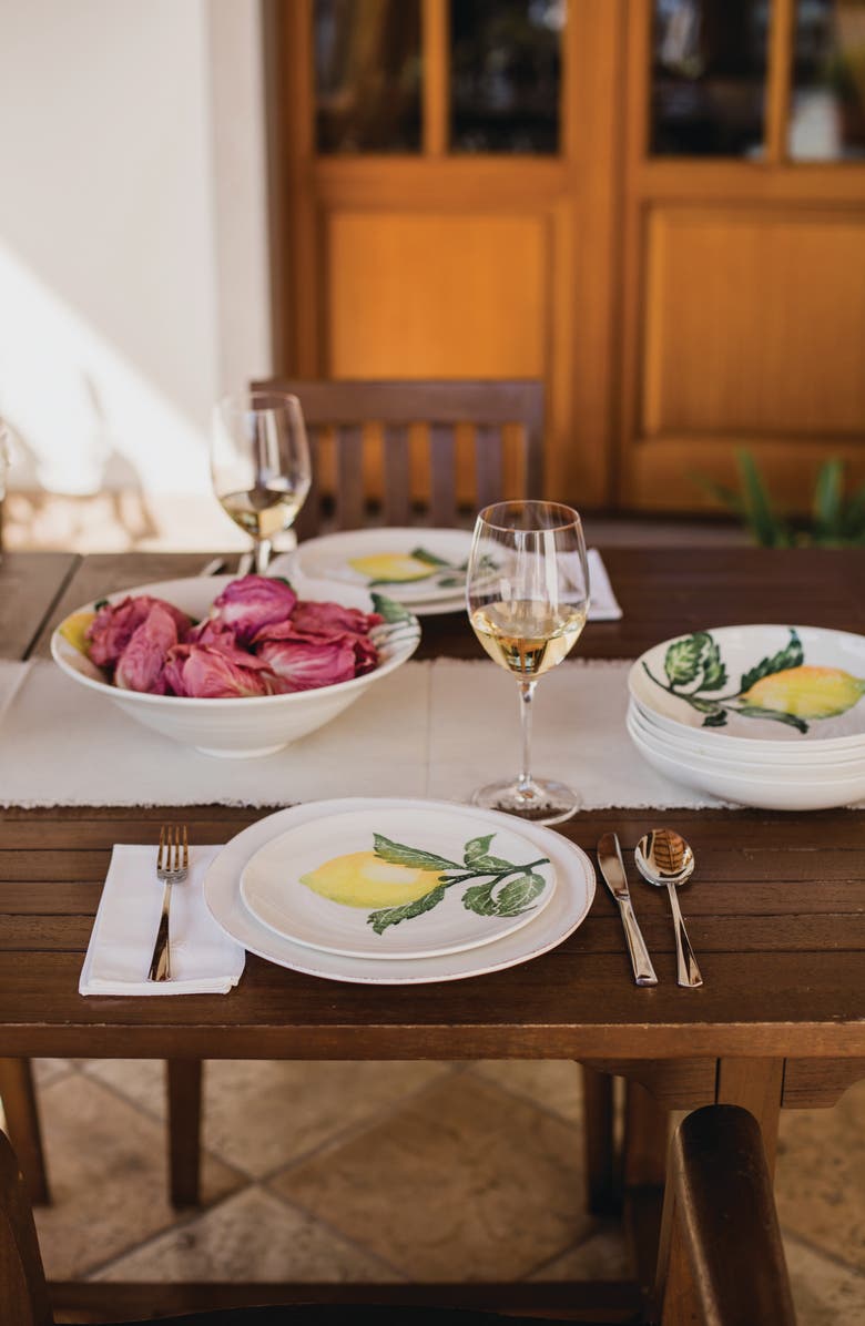 VIETRI Limoni Medium Serving Bowl, Alternate, color, Yellow