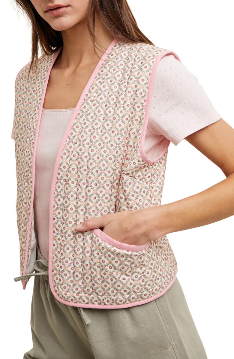 WISHLIST Mosaic Print Vest, Alternate, color, 