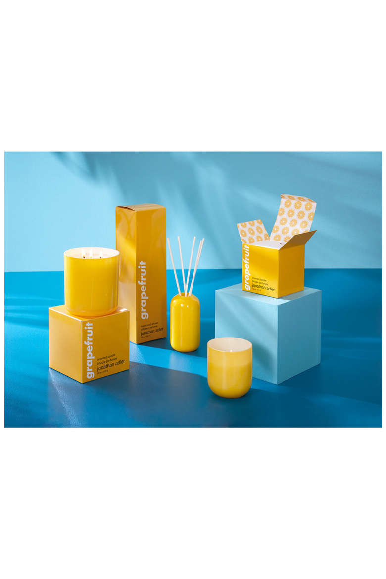 Pop Grapefruit Candle, Alternate, color, Yellow