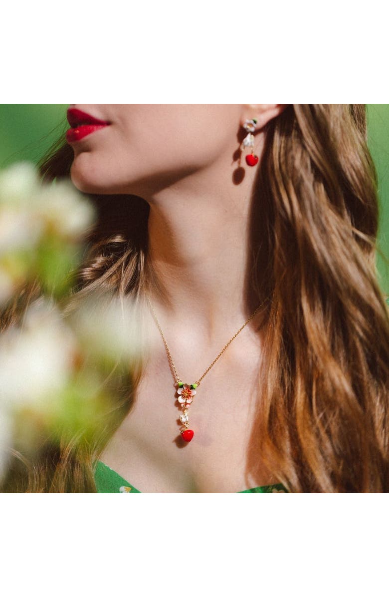 Bill Skinner Studio Apple & Mouse Blossom Pendant, Alternate, color, Apple And Mouse