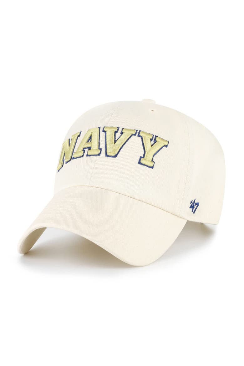 Men's '47 Sand Navy Midshipmen Clean Up Adjustable Hat, Main, color, Sand