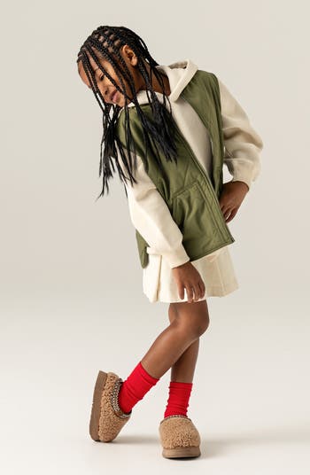 Tasman Maxi Curly Genuine Shearling Slipper