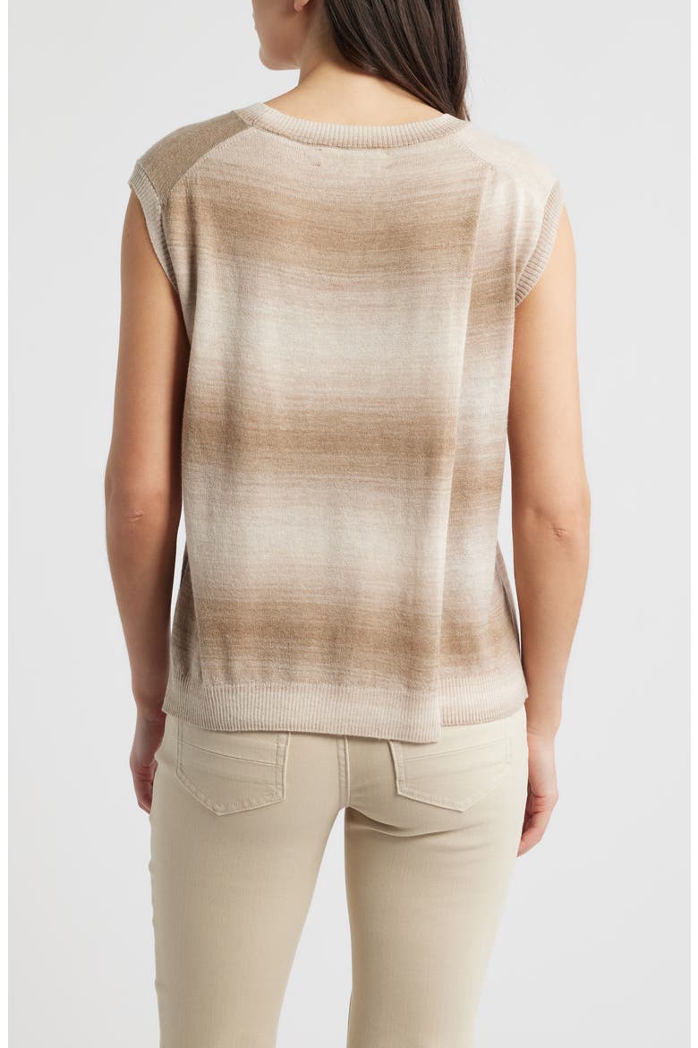 Wrap Back Sleeveless Knit Top, Alternate, color, LATTE