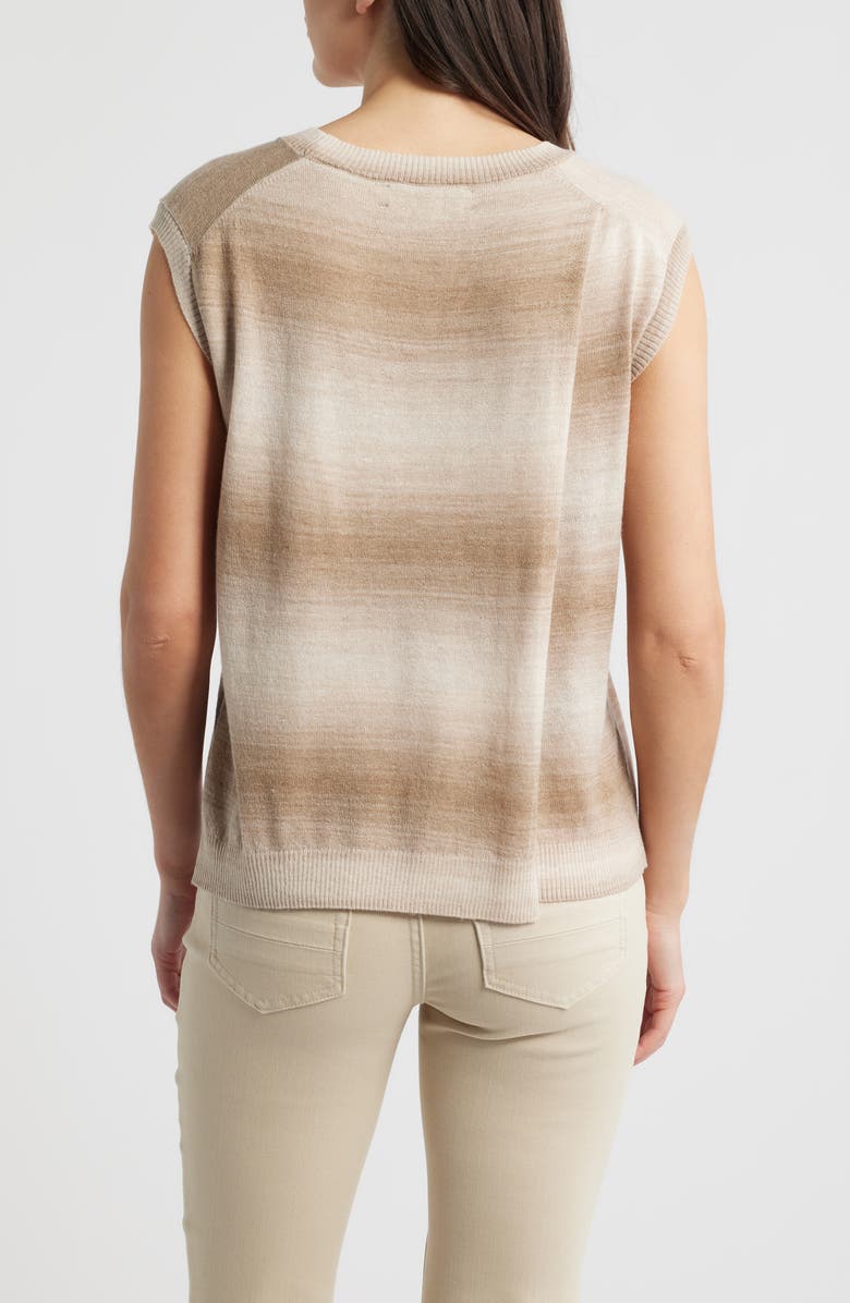CITY BLUES Wrap Back Sleeveless Knit Top, Alternate, color, Latte