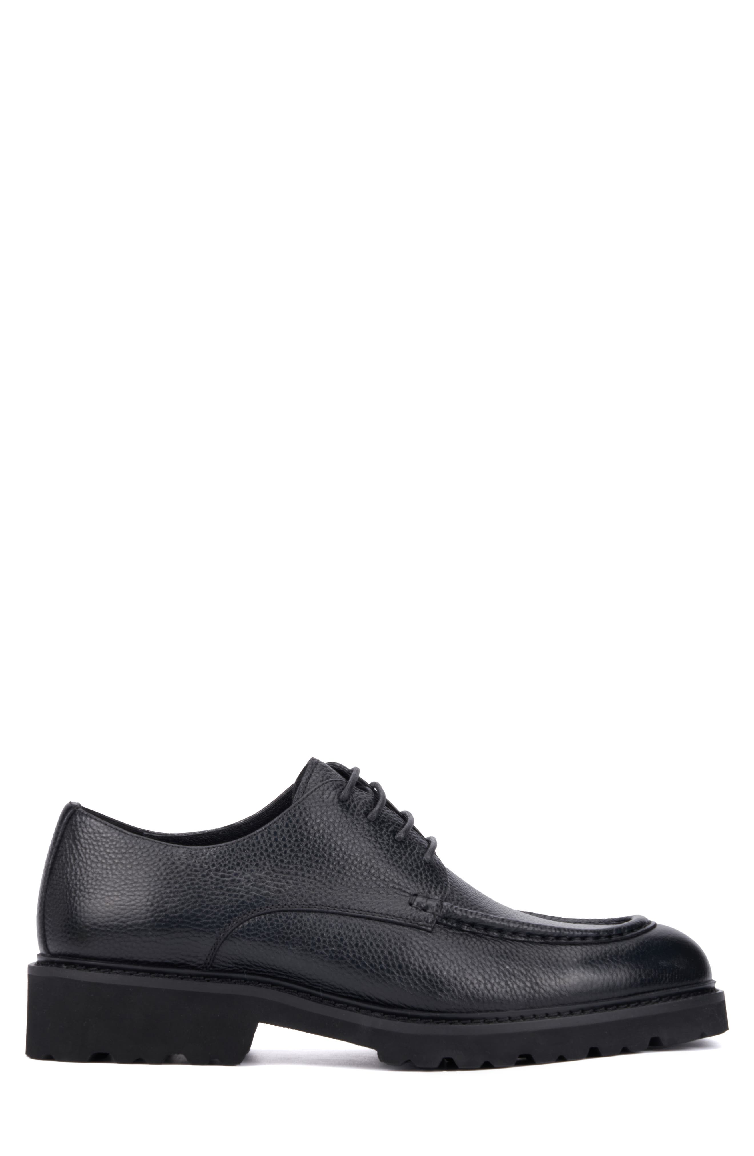 VINTAGE FOUNDRY Bennett Moc Toe Derby, Alternate, color, Black