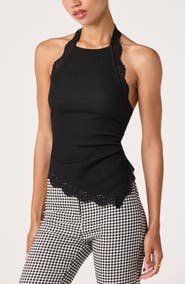 ASTR the Label Zoe Lace Halter Top