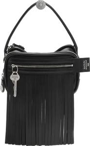 Acne Studios Camero Kit Fringe Leather Handbag