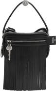 Acne Studios Camero Kit Fringe Leather Handbag