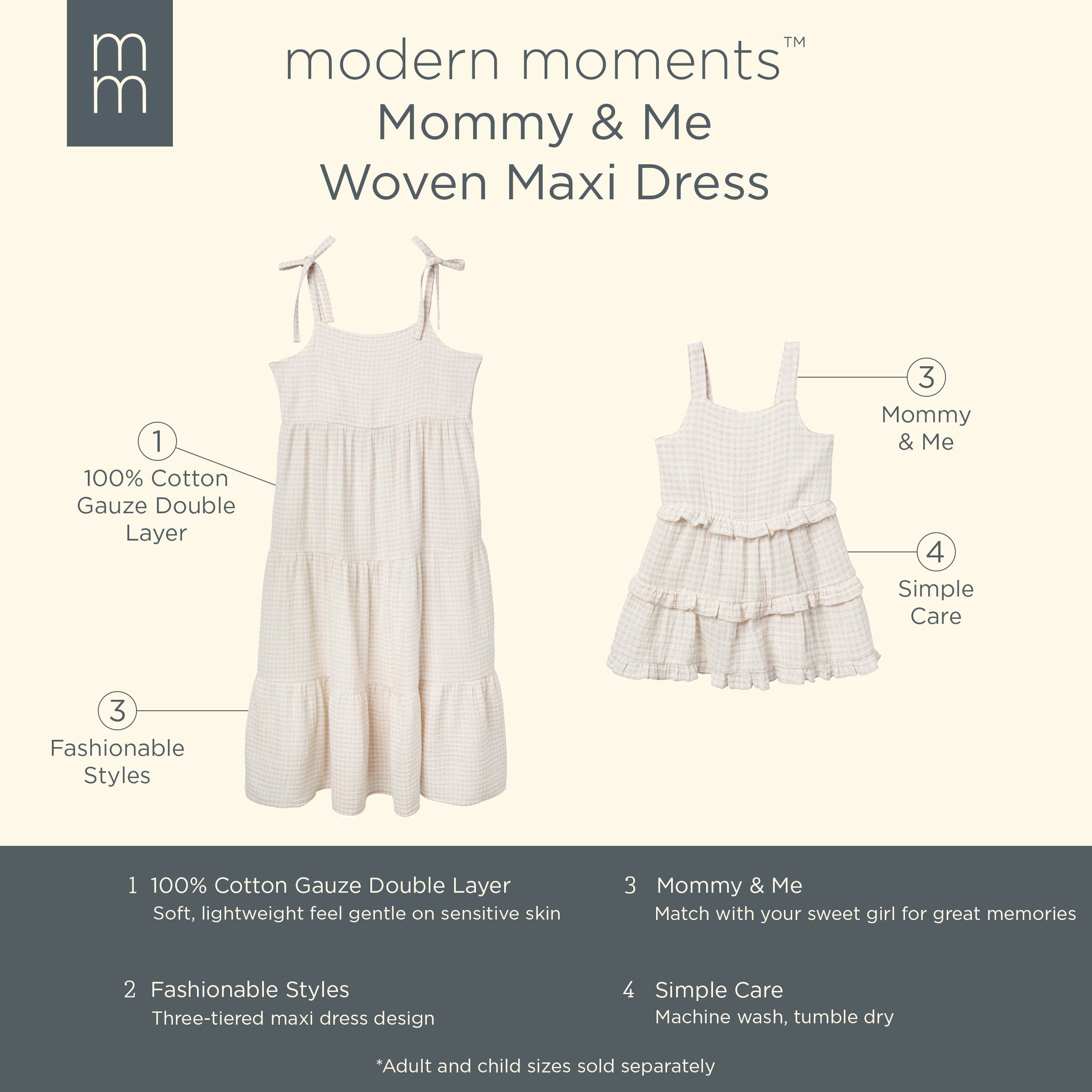 modern moments dress Size 12 Months Blue/Pink Modern Moments by Gerber Dress