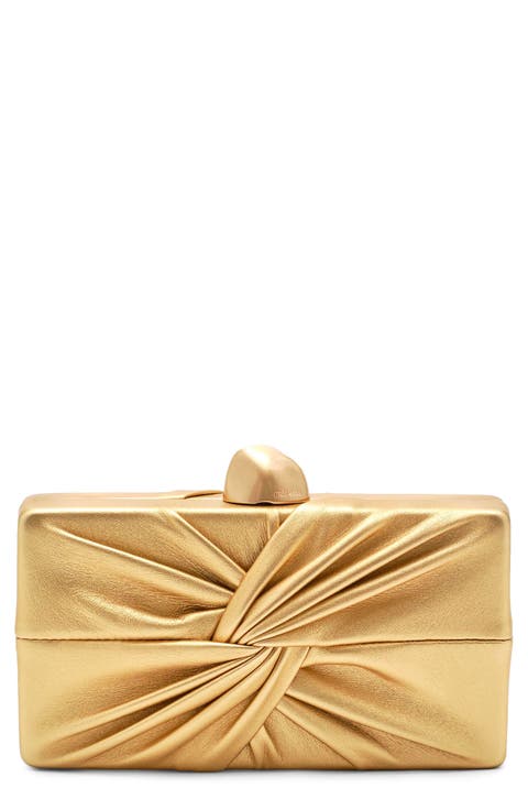 Lisse Leather Clutch