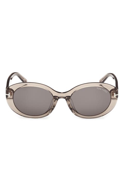 54mm Oval Sunglasses