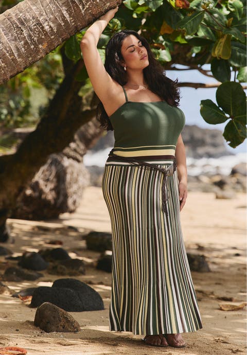 Drop Waist Maxi Dress (Plus)