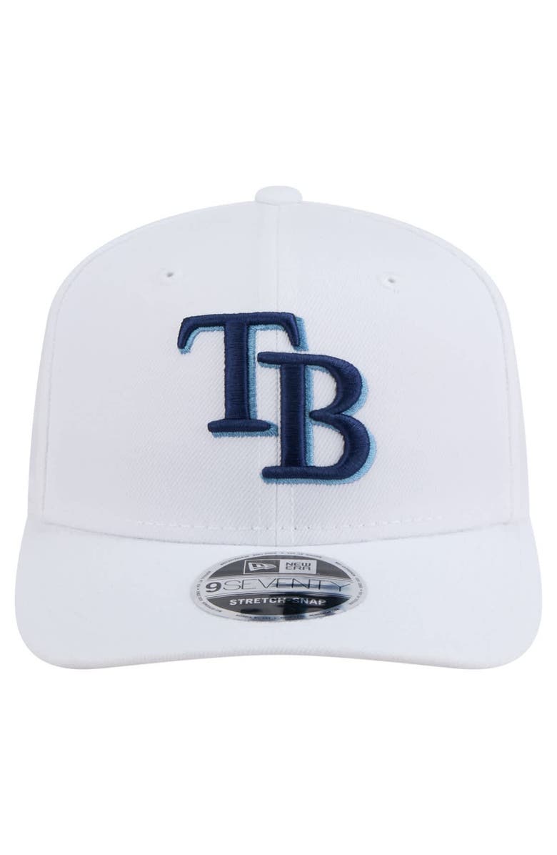 New Era Men's New Era White Tampa Bay Rays COOLERA 9SEVENTY Adjustable Hat, Alternate, color, White