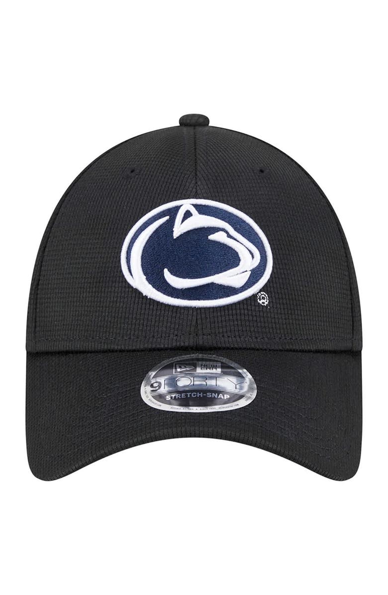 New Era Men's New Era Black Penn State Nittany Lions Pivot 9FORTY Stretch-Snap Adjustable Hat, Alternate, color, Black