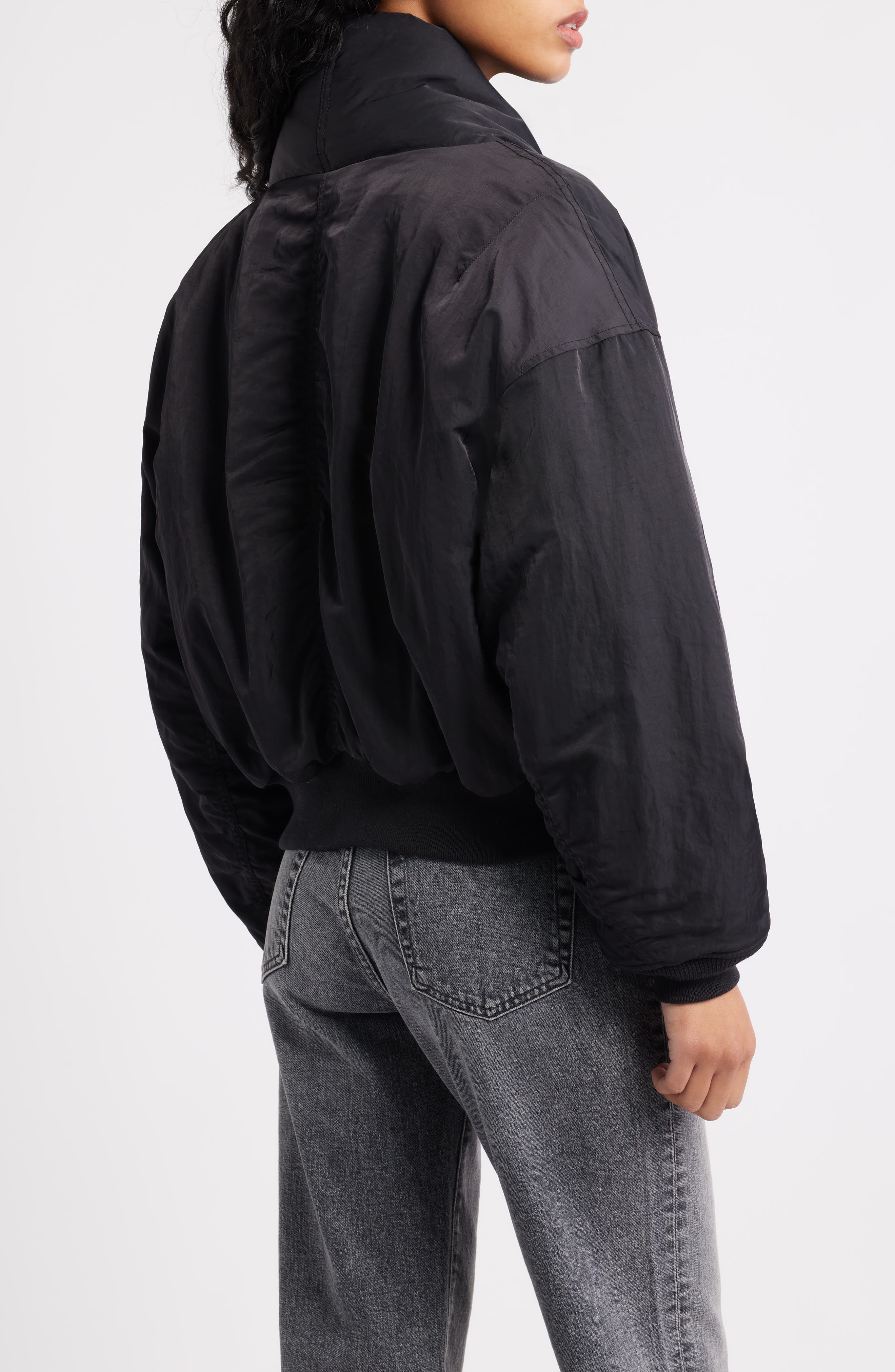 Shawl Collar Down Flight Jacket - image 2
