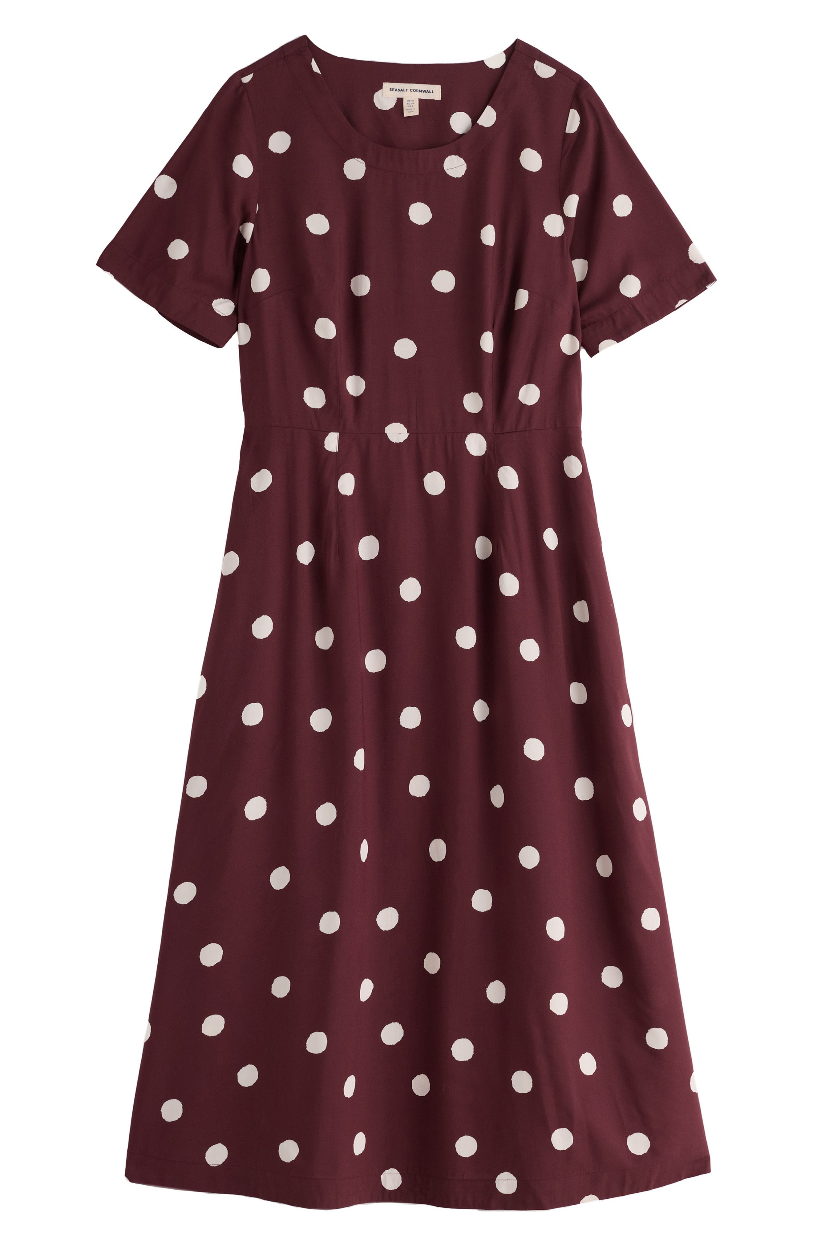 Seasalt Cornwall Tilly Polka Dot Midi Dress — фото 4