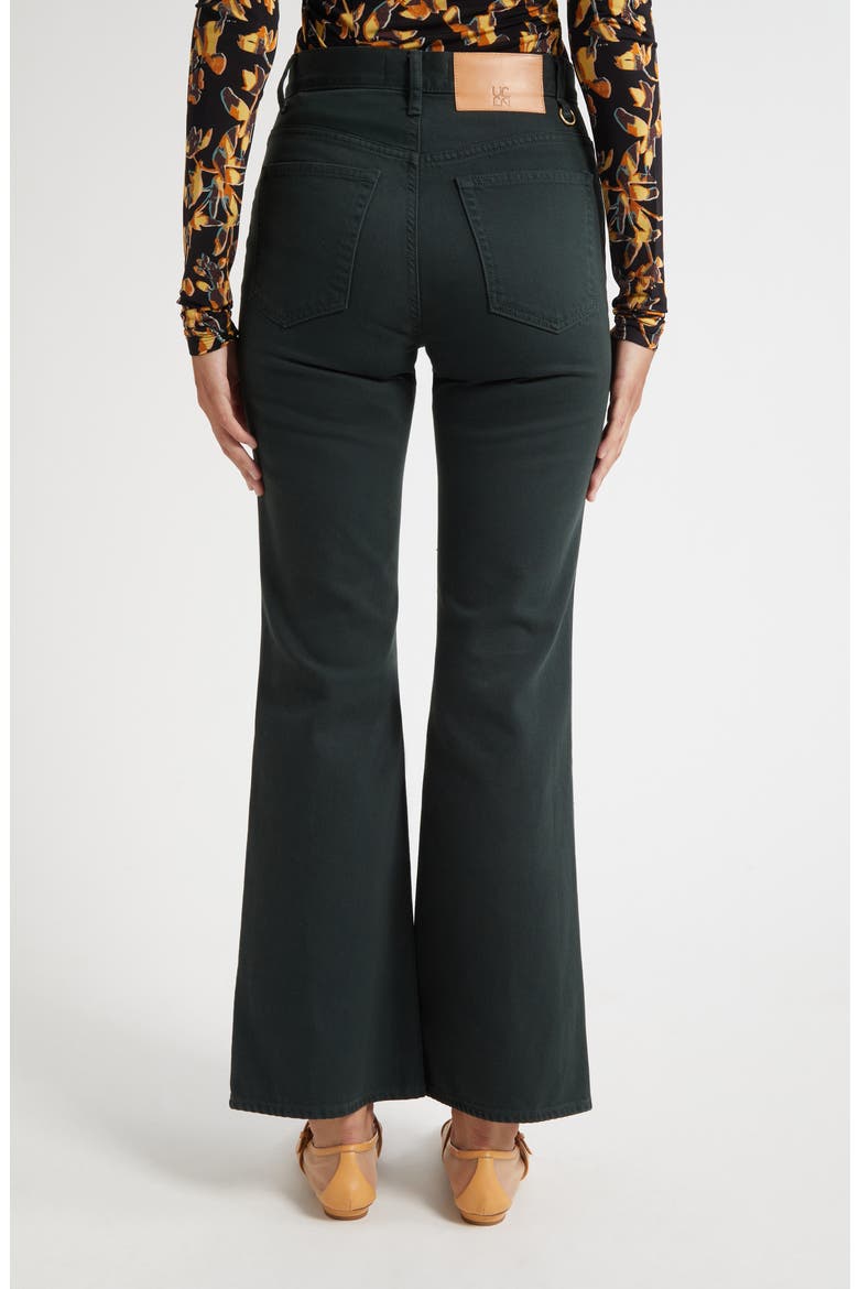 The Lou High Waist Flare Jeans, Alternate, color, HUNTER