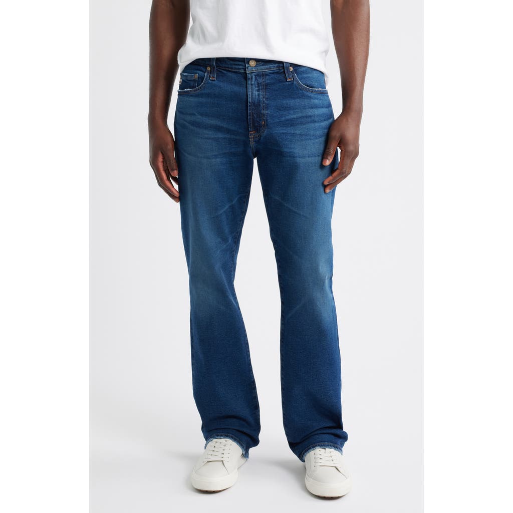 Ag Clint Bootcut Jeans In Blue