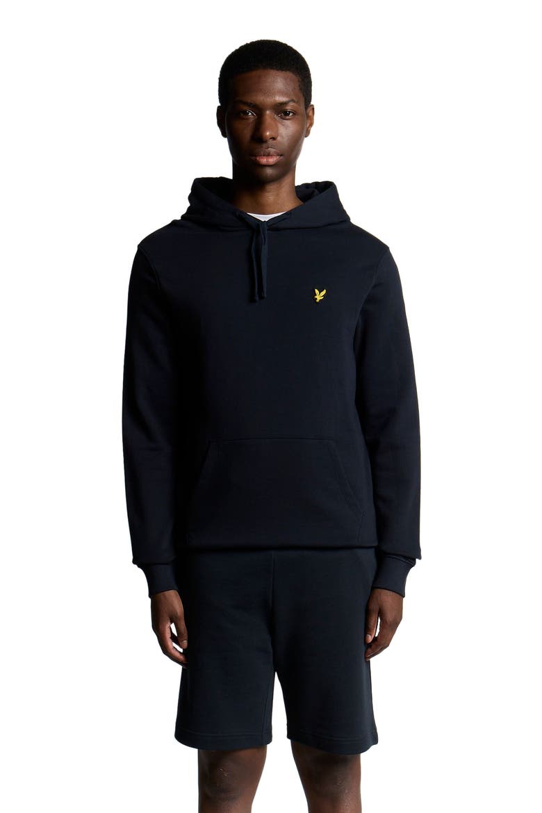 Long Sleeve Pull Over Hoodie, Alternate, color, Dark Navy