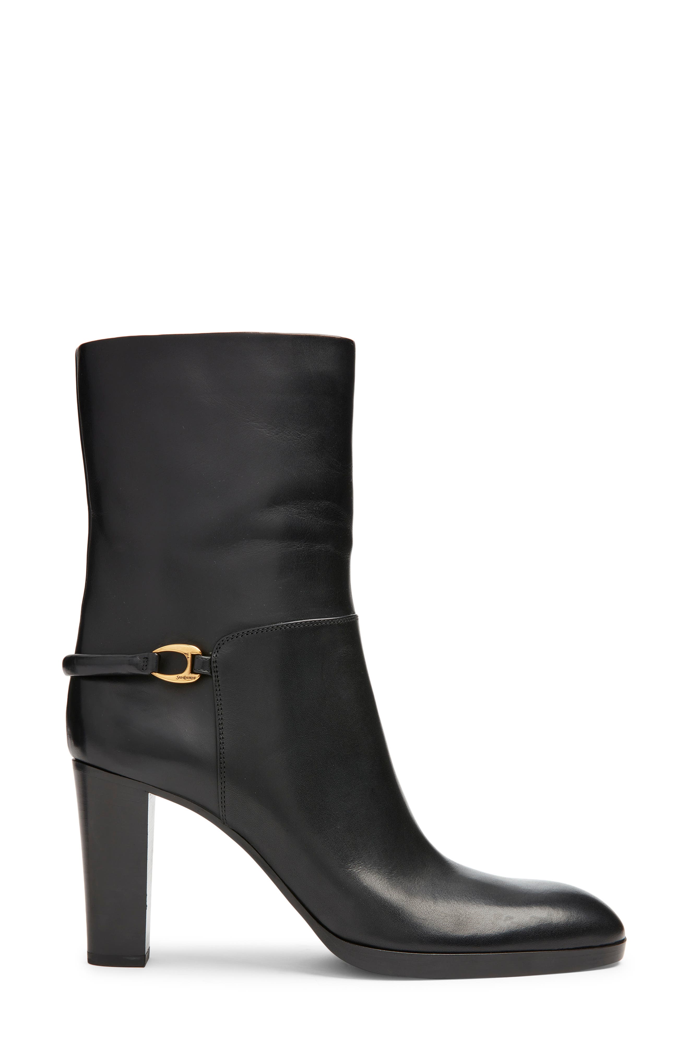 Saint Laurent Sulpice Bootie, Alternate, color, Noir