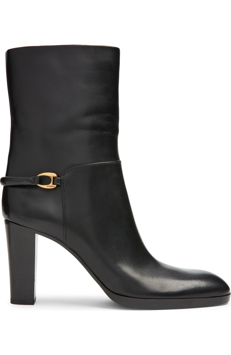 Saint Laurent Sulpice Bootie, Alternate, color, Noir