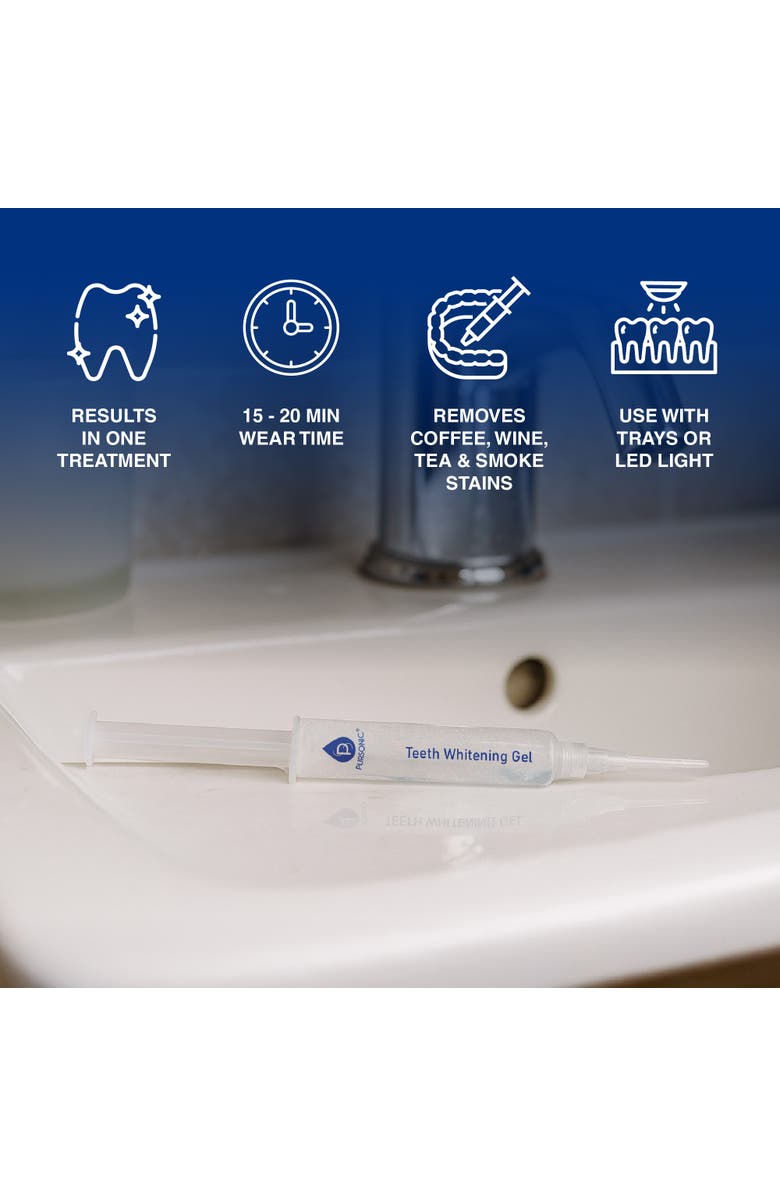 PURSONIC Teeth Whitening Gel  - Professional Strength Formula, Alternate, color, White