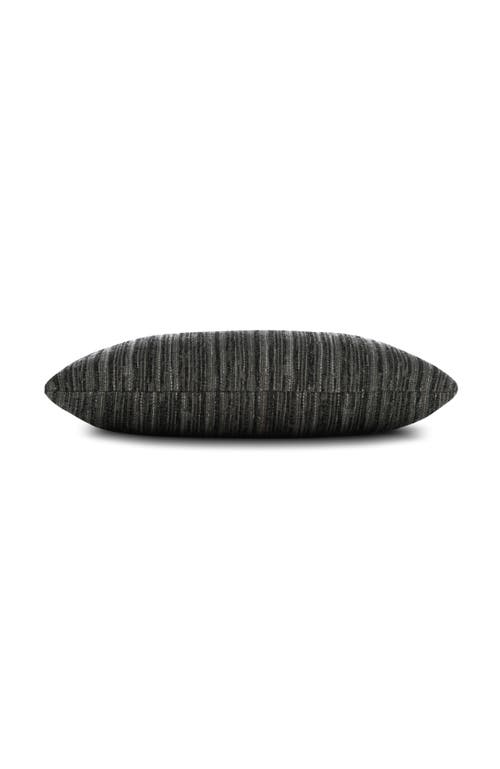 Elaine Smith Luxe Stripe Chenille & Boucle Textured Indoor & Outdoor Woven Accent Pillow