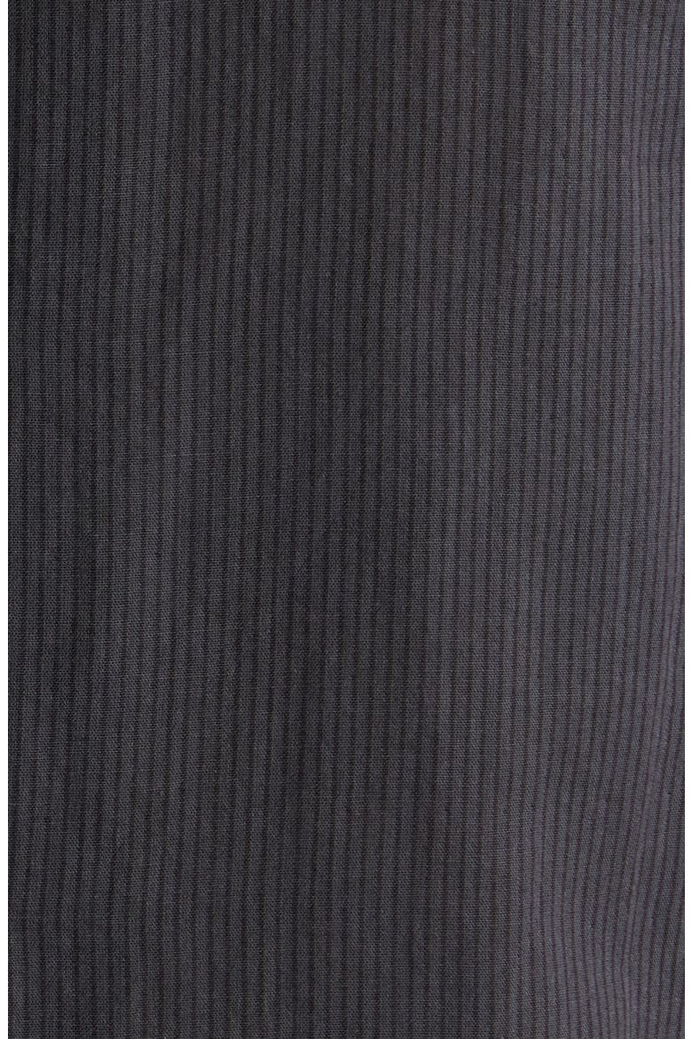 Avery Cotton Gauze Camp Shirt, Alternate, color, DARK GREY STRIPE