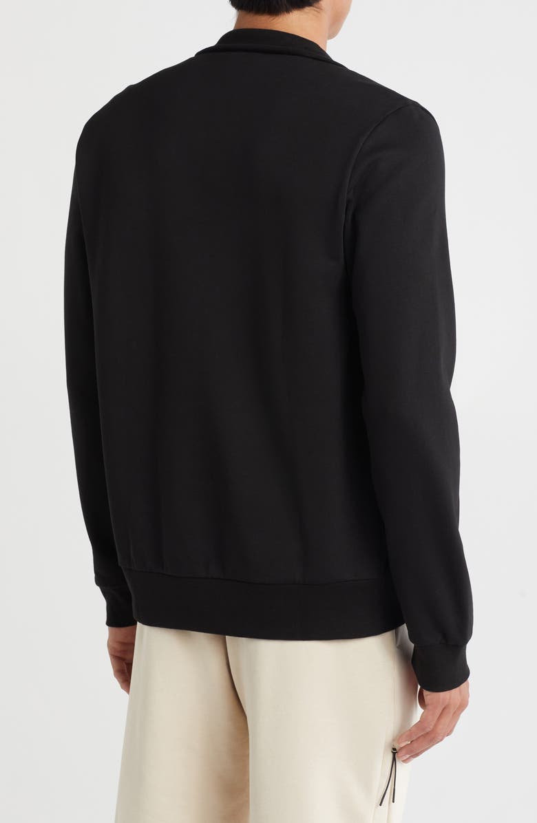 Lacoste Cotton Blend Fleece Zip Sweatshirt, Alternate, color,