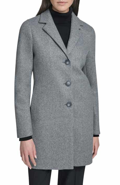 Calvin Klein Classic Notch Lapel Coat