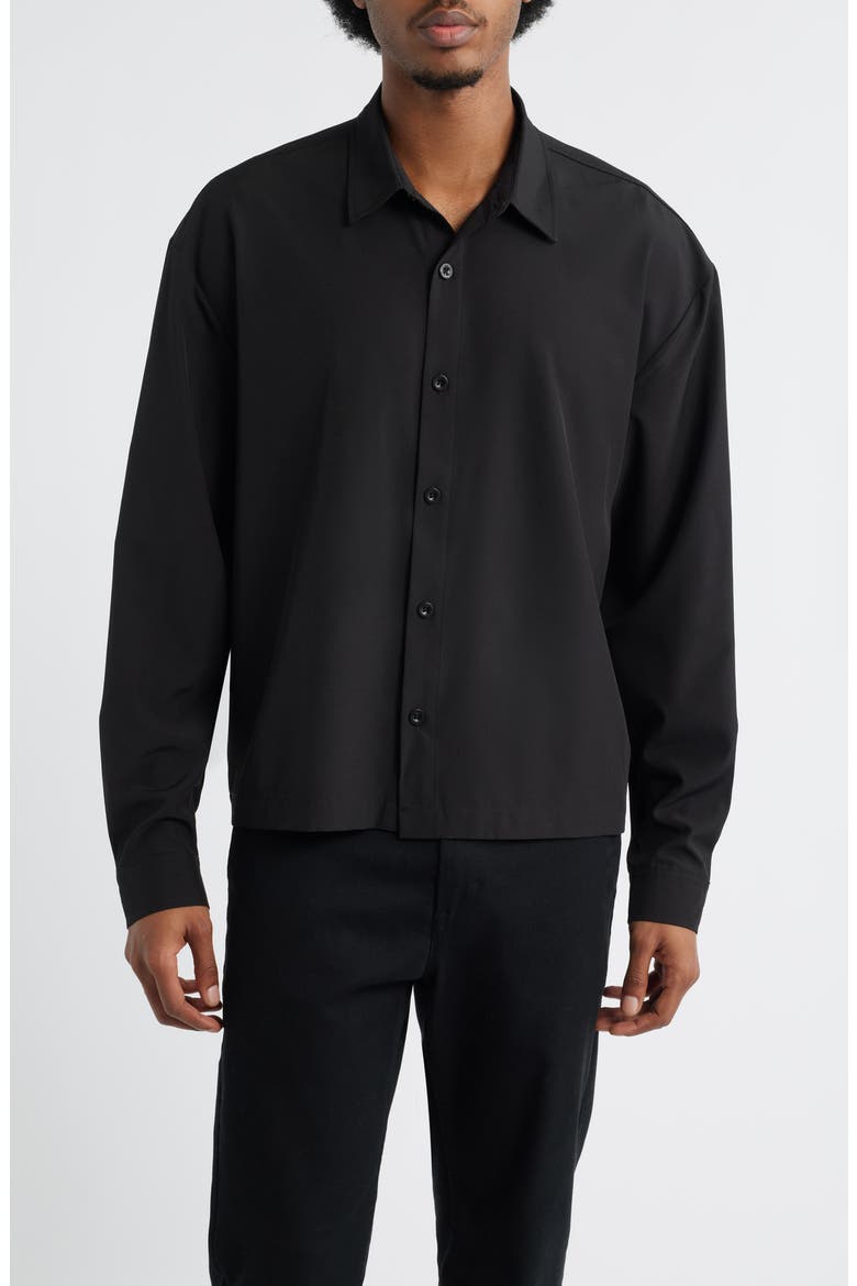 Arman Tsarukyan Edition - Button-Up Shirt, Main, color, BLACK