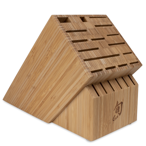 22 Slot Block, Walnut Stain