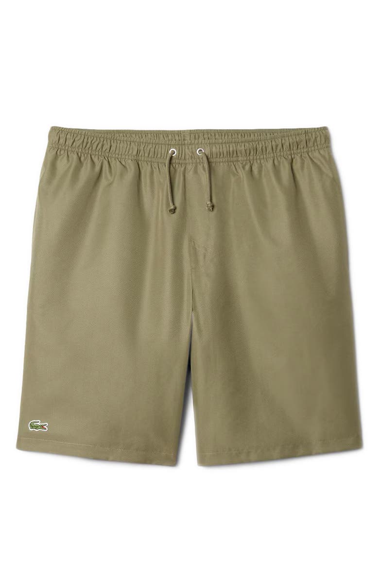 Lacoste 'Sport Diamante' Drawstring Athletic Shorts, Alternate, color, E9f Olive