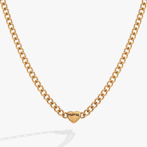 Mama Curb Chain Necklace