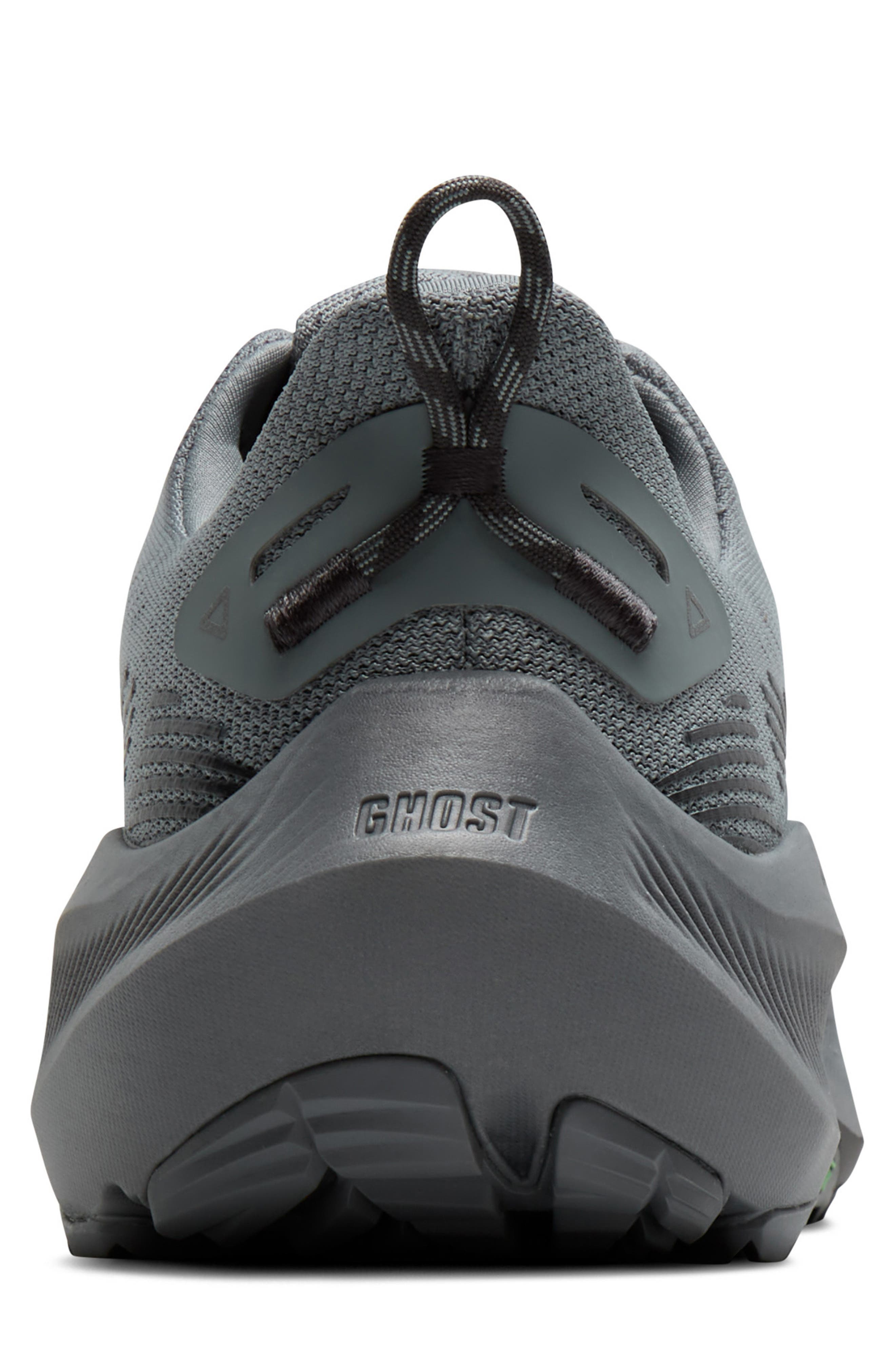 Ghost Trail Running Shoe, Alternate, color, GRAY/ GRAY/ BLACKENED PEARL